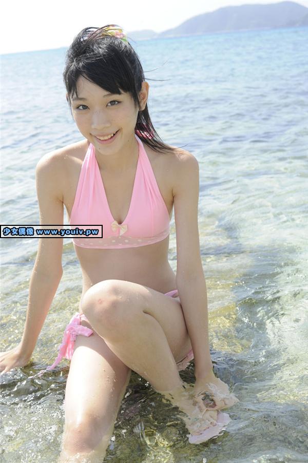 crepe 2016.09.13 Miyu Suenaga 末永みゆ ピンクヒラヒラ水着